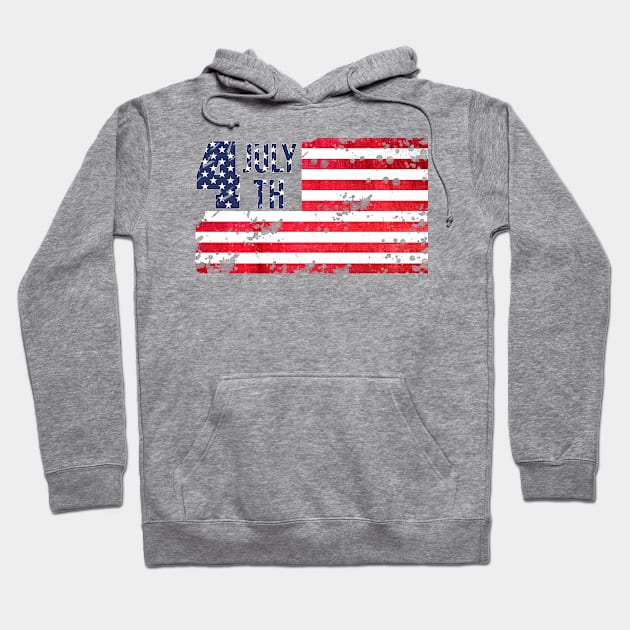 4th of July Hoodie by PowerD